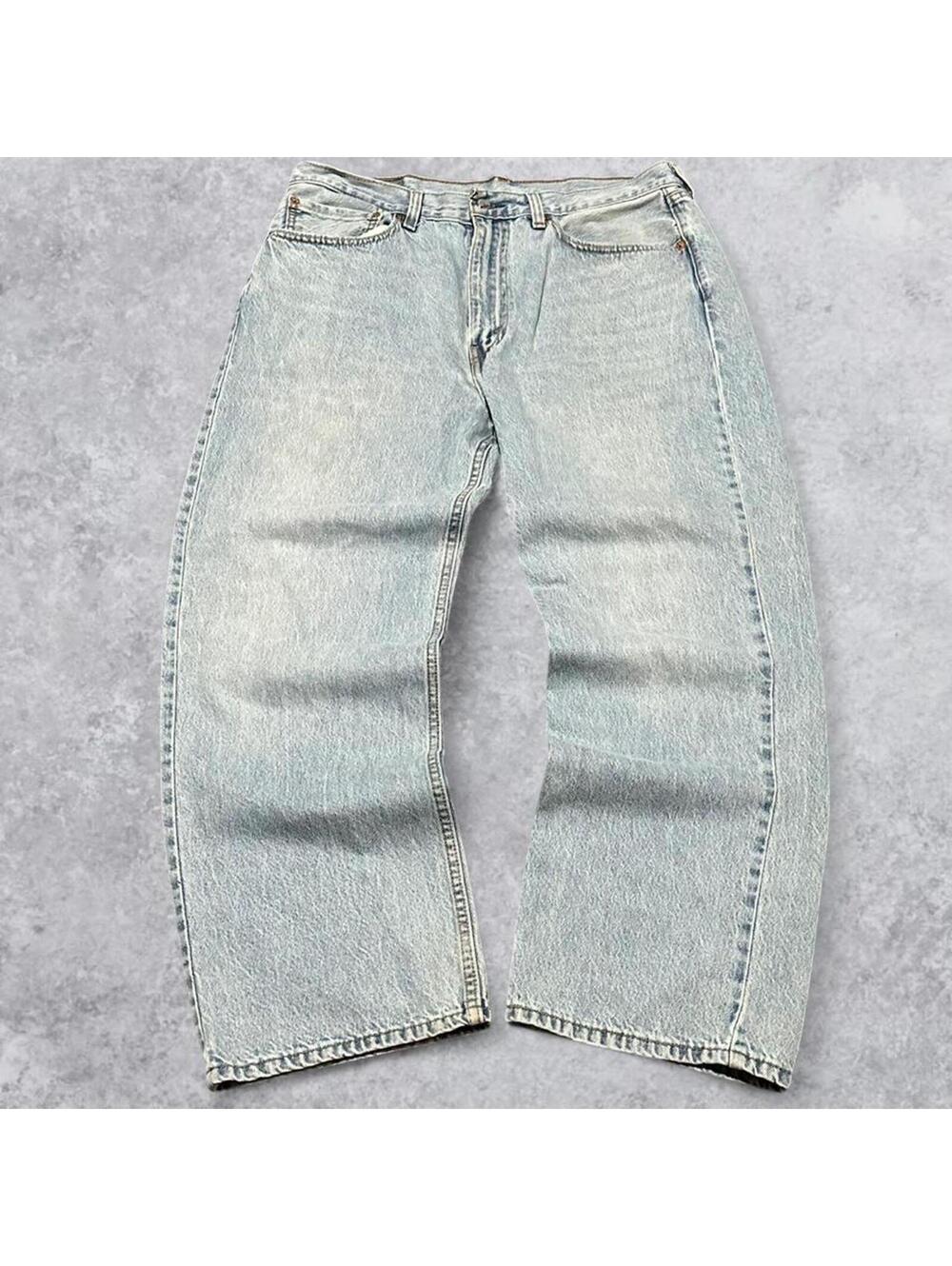 Y2K Baggy Levis 565 Light Wash Jeans - 36x30